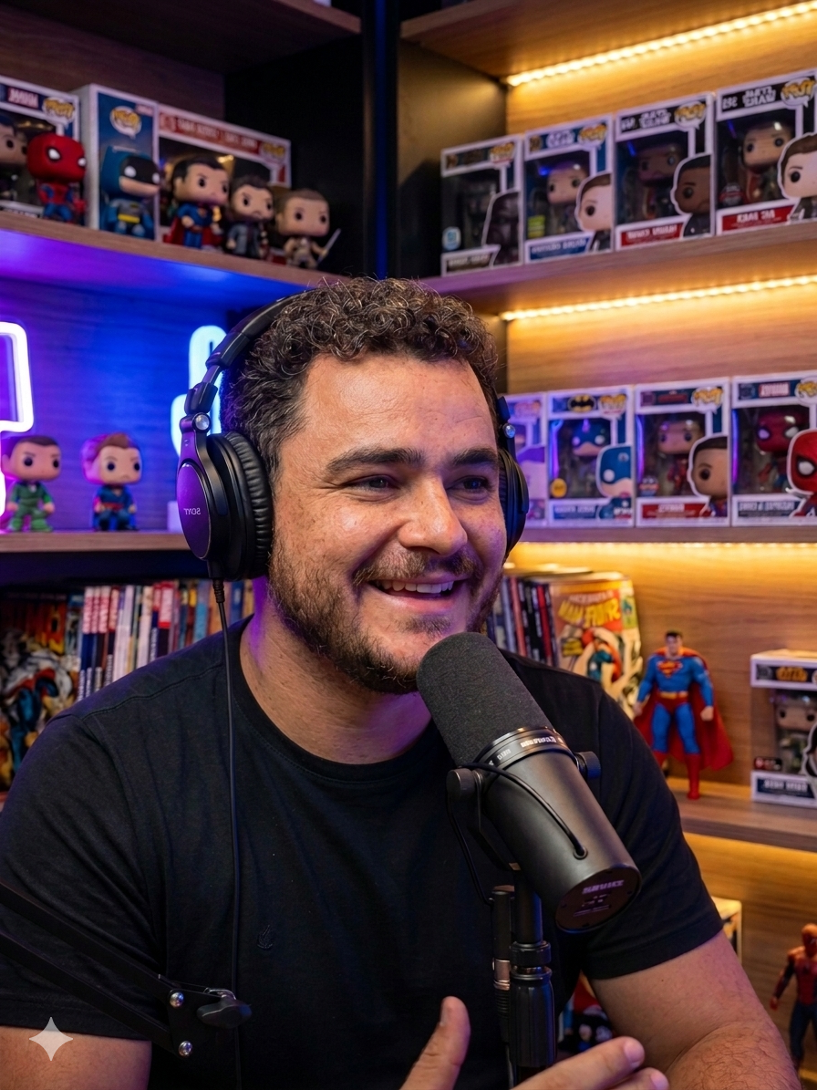 Thiago Macarrão - criador do podcast Rola um papo